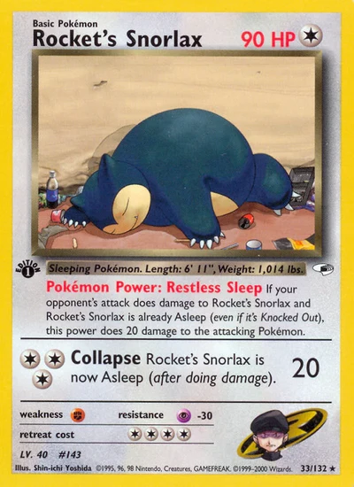 Rocket's Snorlax – Gym Heroes nr 033/132 (Standard)
