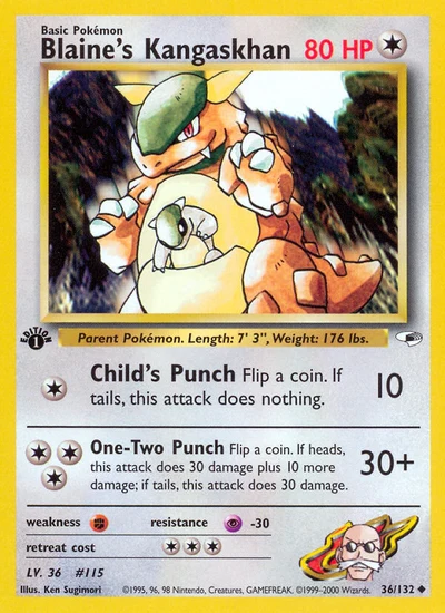 Blaine's Kangaskhan – Gym Heroes nr 036/132 (Standard)