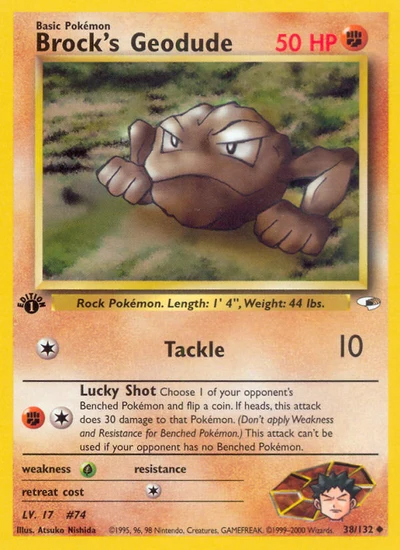 Brock's Geodude – Gym Heroes nr 038/132 (Standard)
