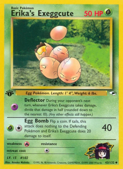 Erika's Exeggcute – Gym Heroes nr 043/132 (Standard)