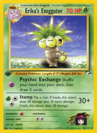 Erika's Exeggutor – Gym Heroes nr 044/132 (Standard)