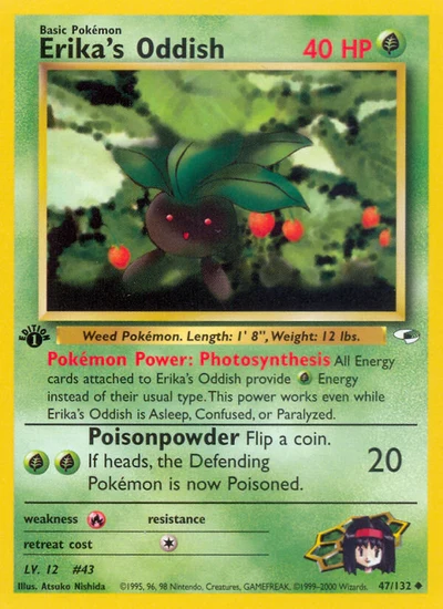 Erika's Oddish – Gym Heroes nr 047/132 (Standard)