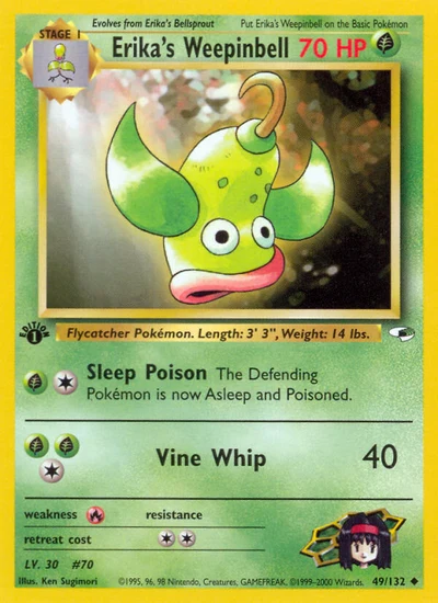 Erika's Weepinbell – Gym Heroes nr 049/132 (Standard)