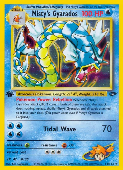 Misty's Gyarados – Gym Challenge nr 013/132 (Standard)