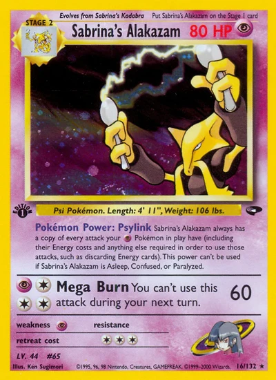 Sabrina's Alakazam – Gym Challenge nr 016/132 (Standard)