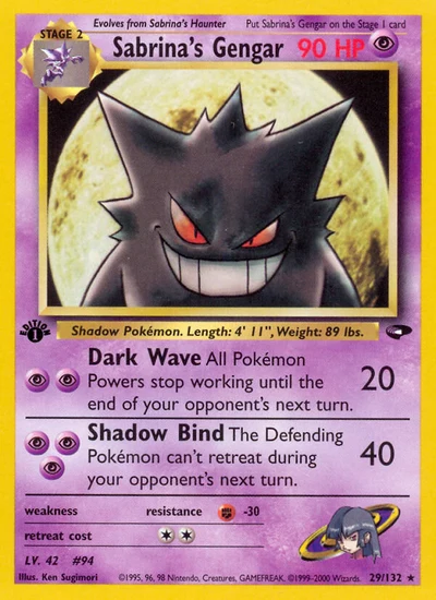 Sabrina's Gengar – Gym Challenge nr 029/132 (Standard)