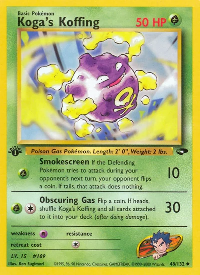 Koga's Koffing – Gym Challenge nr 048/132 (Standard)