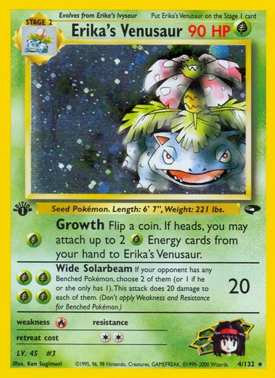 Erika's Venusaur – Gym Challenge nr 004/132 (Standard)