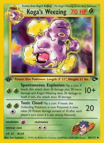 Koga's Weezing – Gym Challenge nr 050/132 (Standard)
