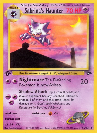Sabrina's Haunter – Gym Challenge nr 055/132 (Standard)