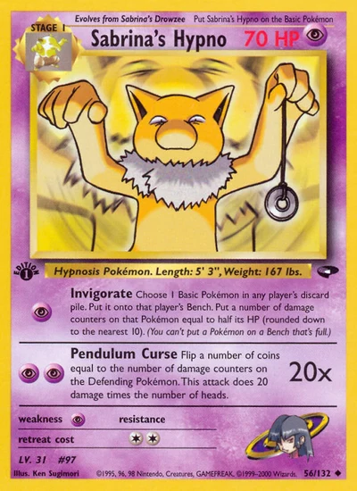Sabrina's Hypno – Gym Challenge nr 056/132 (Standard)