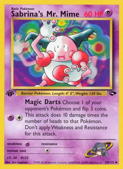 Sabrina's Mr. Mime – Gym Challenge nr 059/132 (Standard)