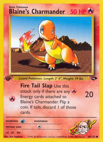 Blaine's Charmander – Gym Challenge nr 060/132 (Standard)