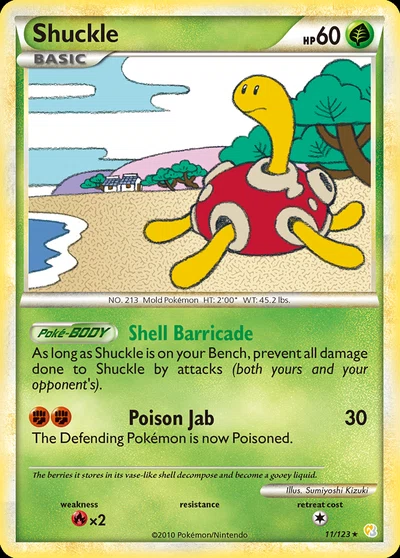 Shuckle – HeartGold & SoulSilver nr 011/123 (Standard)