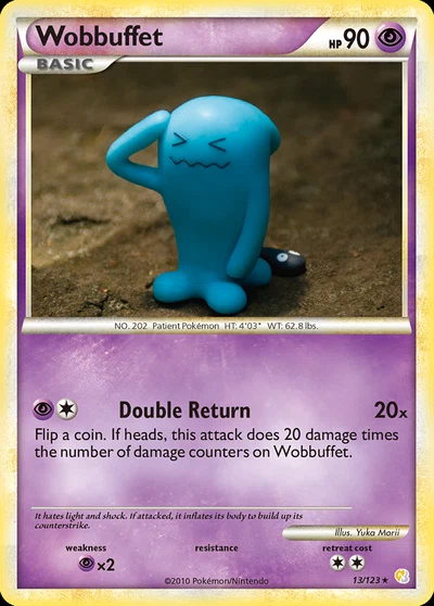 Wobbuffet – HeartGold & SoulSilver nr 013/123 (Standard)