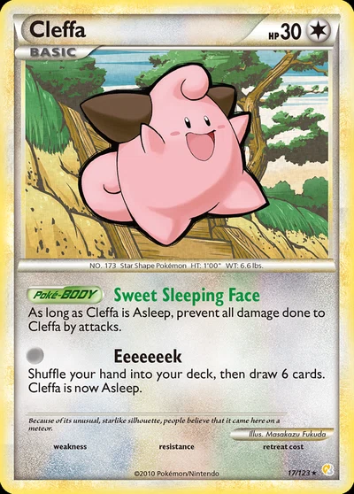 Cleffa – HeartGold & SoulSilver nr 017/123 (Standard)