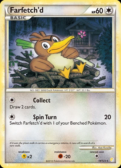 Farfetch'd – HeartGold & SoulSilver nr 019/123 (Standard)