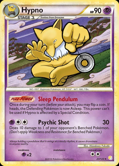 Hypno – HeartGold & SoulSilver nr 023/123 (Standard)