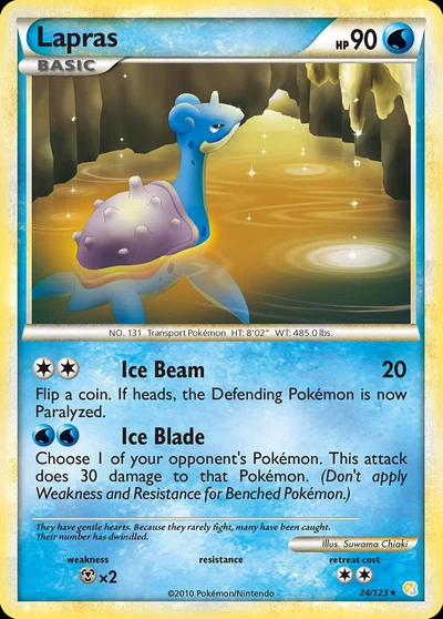 Lapras – HeartGold & SoulSilver nr 024/123 (Standard)