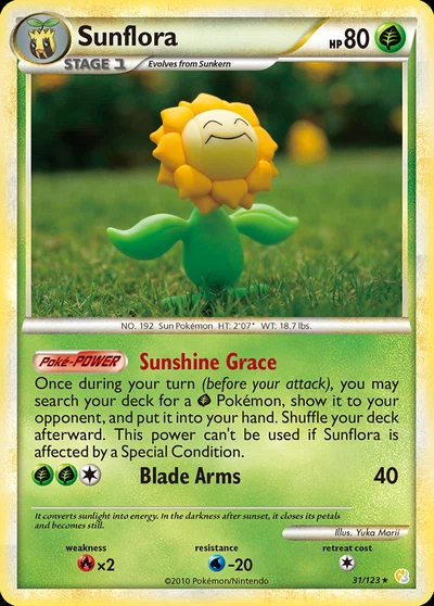 Sunflora – HeartGold & SoulSilver nr 031/123 (Standard)