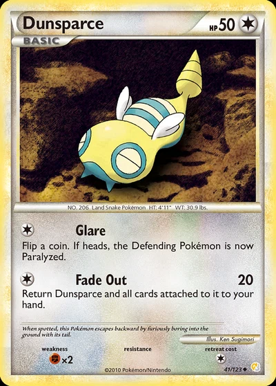 Dunsparce – HeartGold & SoulSilver nr 041/123 (Standard)