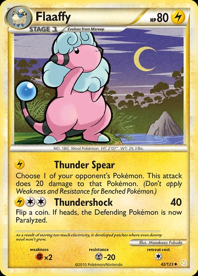 Flaaffy – HeartGold & SoulSilver nr 042/123 (Standard)