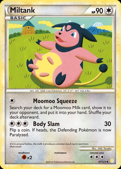 Miltank – HeartGold & SoulSilver nr 047/123 (Standard)