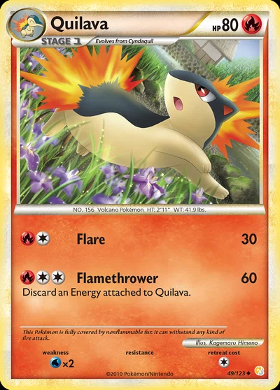 Quilava – HeartGold & SoulSilver nr 049/123 (Standard)