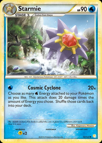 Starmie – HeartGold & SoulSilver nr 053/123 (Standard)