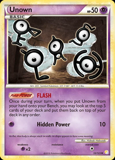 Unown – HeartGold & SoulSilver nr 055/123 (Standard)