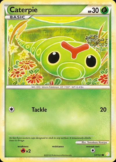 Caterpie – HeartGold & SoulSilver nr 057/123 (Standard)