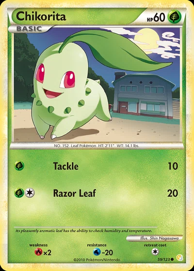 Chikorita – HeartGold & SoulSilver nr 059/123 (Standard)