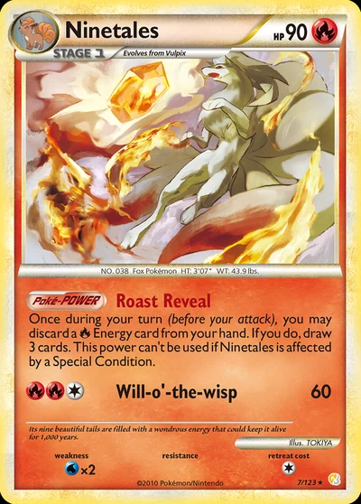 Ninetales – HeartGold & SoulSilver nr 007/123 (Standard)
