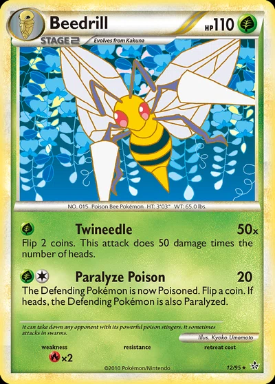 Beedrill – HS—Unleashed nr 012/095 (Standard)
