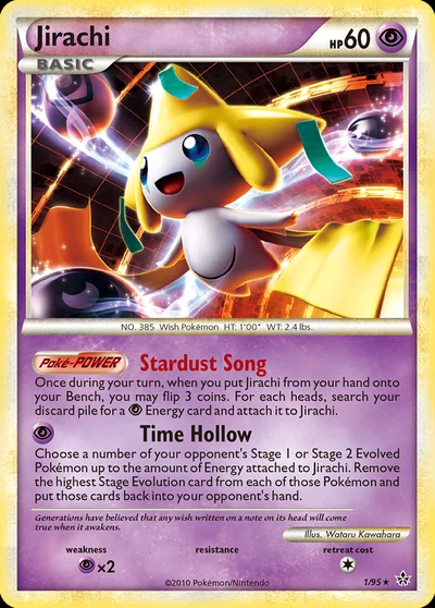 Jirachi – HS—Unleashed nr 001/095 (Standard)