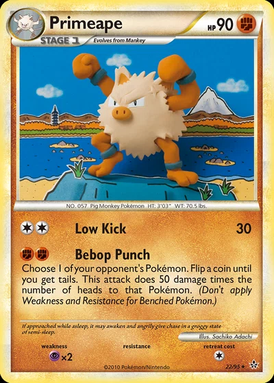 Primeape – HS—Unleashed nr 022/095 (Standard)