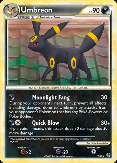 Umbreon – HS—Undaunted nr 010/090 (Standard)