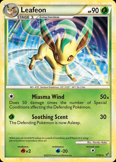 Leafeon – HS—Undaunted nr 017/090 (Standard)