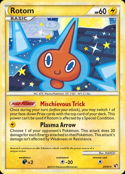 Rotom – HS—Undaunted nr 020/090 (Standard)
