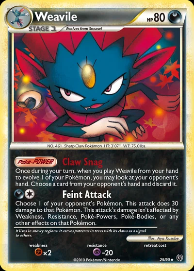 Weavile – HS—Undaunted nr 025/090 (Standard)
