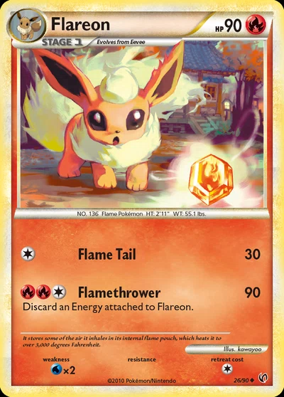 Flareon – HS—Undaunted nr 026/090 (Standard)