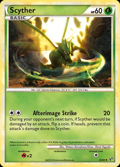 Scyther – HS—Undaunted nr 036/090 (Standard)