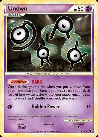 Unown – HS—Undaunted nr 040/090 (Standard)