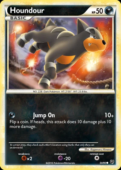 Houndour – HS—Undaunted nr 054/090 (Standard)