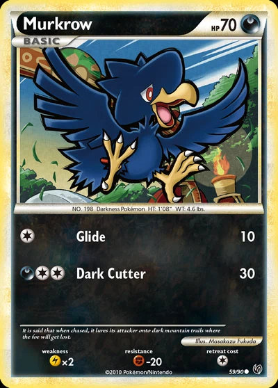 Murkrow – HS—Undaunted nr 059/090 (Standard)