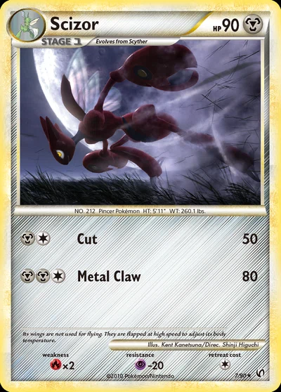 Scizor – HS—Undaunted nr 007/090 (Standard)