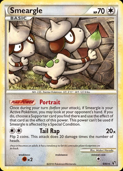 Smeargle – HS—Undaunted nr 008/090 (Standard)