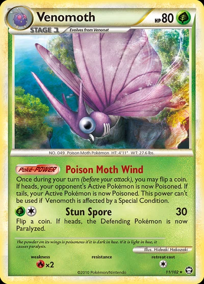 Venomoth – HS—Triumphant nr 011/102 (Standard)