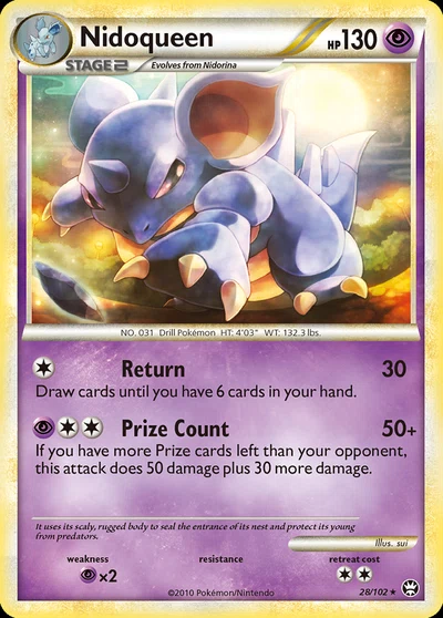 Nidoqueen – HS—Triumphant nr 028/102 (Standard)