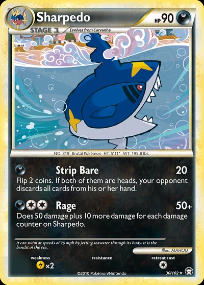 Sharpedo – HS—Triumphant nr 030/102 (Standard)